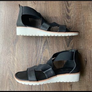 Clarissa Caged Wedged Sandals Eurosoft by Sofft